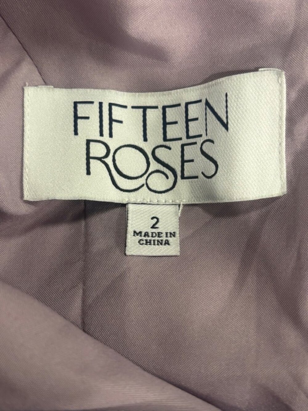 Fifteen Roses Metallic Pink Teal Fit Flare Dress Size 2 NWT Party Prom - Picture 9 of 13